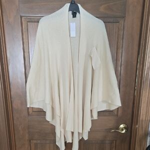 Elegant Cream Women's Poncho